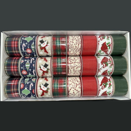 #40 Holiday Printed Ribbon